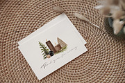 Watercolor Clipart-VELVET CHRISTMAS, a Decorative Illustration by Beigetime (Thumbnail 9 of 17)