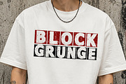 Block Grunge, a Blackletter Font by Fourteen Letter (Thumbnail 4 of 5)