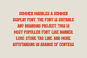 Summer Marbles Font, a Sans Serif Font by Iqsiart Studio (Thumbnail 6 of 6)