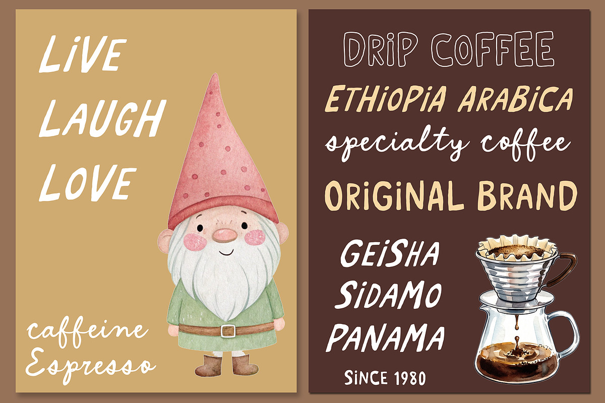 Cafelia Doppio Font Duo, a Handwritten Font by Tanondesign (Photo 2 of 7)