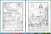 Creative Haven Summer Scenes, a Seasonal Illustration by Design Station (Thumbnail 4 of 4)