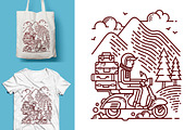 25 in 1 Bundle - Line Illustrations, an Animal Illustration by gunaonedesign (Thumbnail 7 of 21)