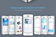 Flat UI Pack 1, an iPhone Mockup by Vectorminator (Thumbnail 2 of 20)