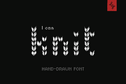 I Can Knit | hand-drawn font, a Font by tamiq (Thumbnail 1 of 2)