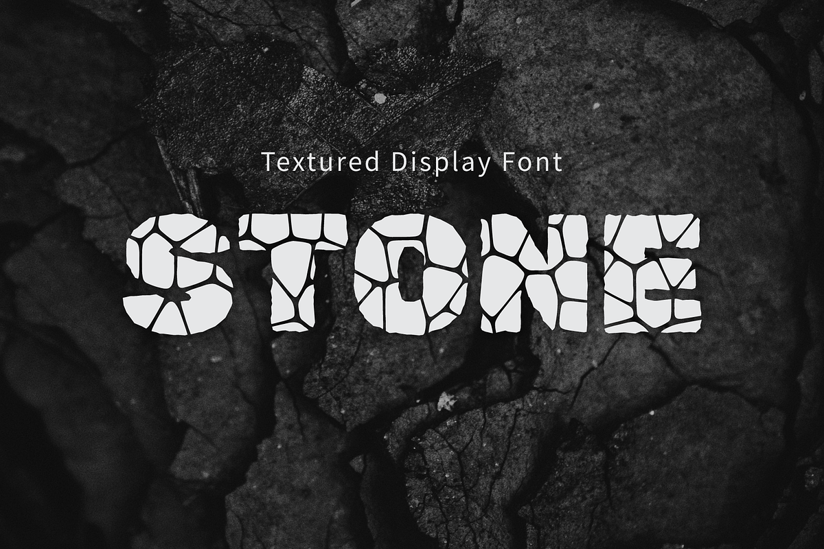 Stone Pattern, a Handwritten Font by Canden Studio (Photo 1 of 3)