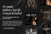 Trichology Canva Instagram Templates, a Social Media Template by Xenié Creative (Thumbnail 3 of 10)