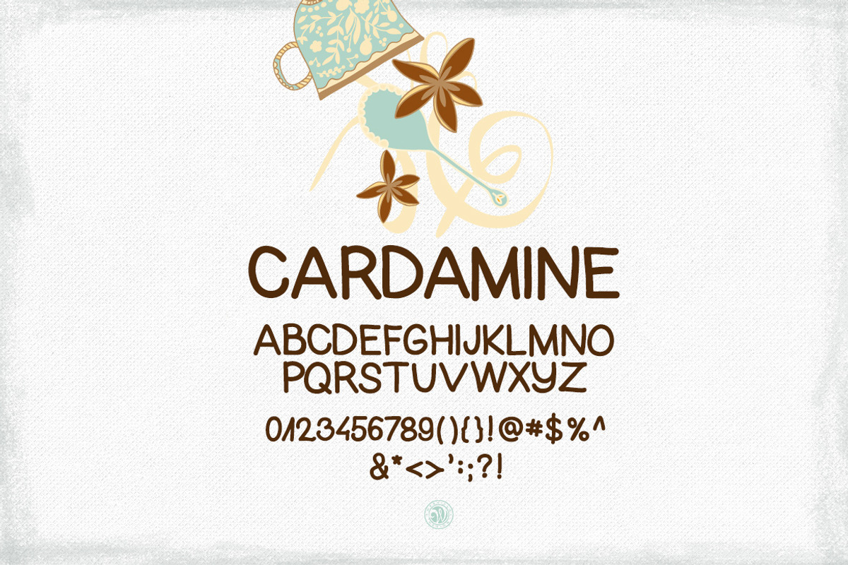 Cardamine Font preview 5
