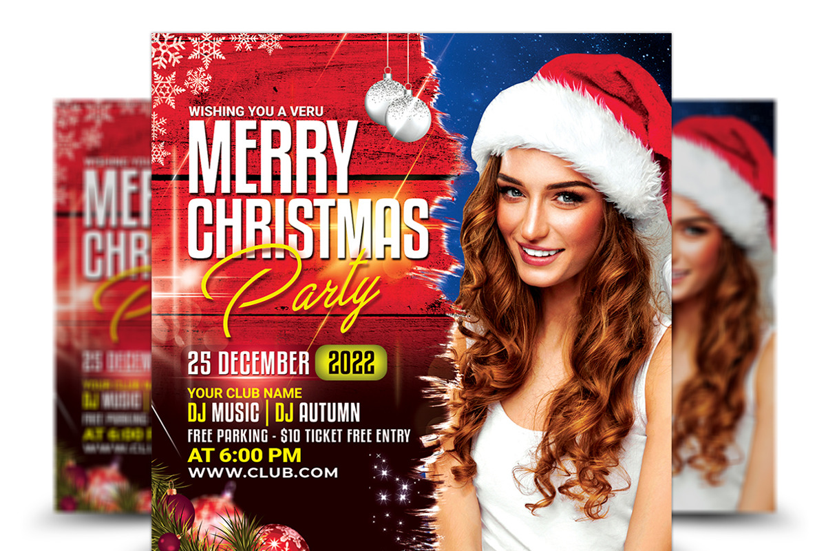 Christmas Flyer, a Flyer Template by AfzaalGraphics (Photo 1 of 2)