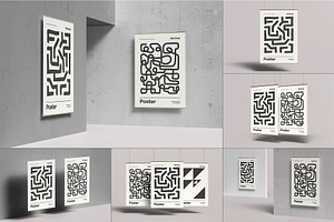 Poster Mock up, an Advertising Mockup by zippypixelstudio