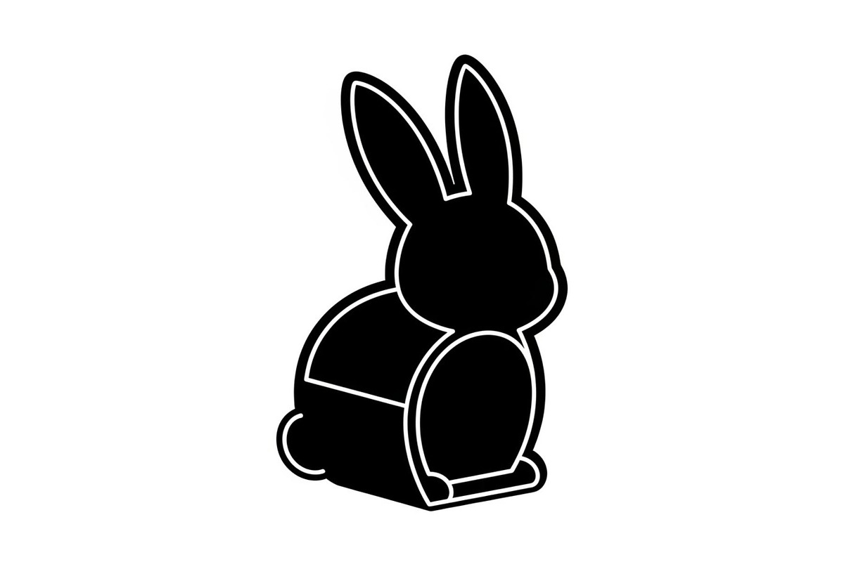 50 Easter Egg Bunny Silhouette, an Illustration by jahid234 (Photo 12 of 51)