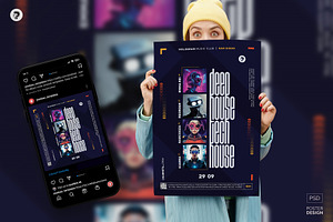 Progressive Club Party Flyer/Poster, a Flyer Template by pixelsao