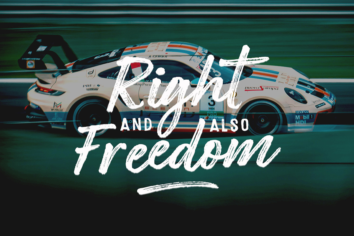 Hanboe Brush, a Script Font by Stripes Studio (Photo 4 of 5)