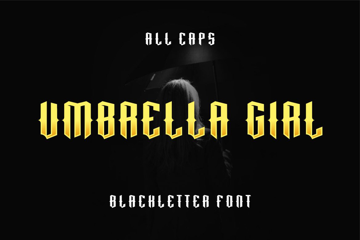 Wizared Blackletter Font, a Serif Font by majesticlogo (Photo 2 of 5)