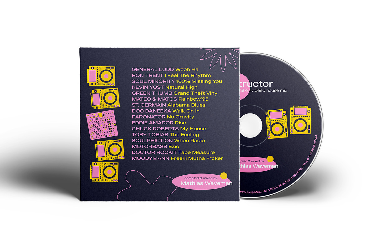 DJ Mix Cover Art Templates #02, a Print Template by vinyljunkie (Photo 10 of 12)