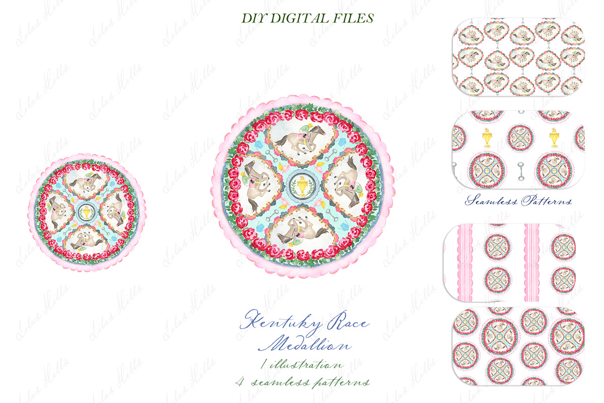 Kentuky Derby Race Medallion, a Graphic by LABFcreations (Photo 2 of 4)