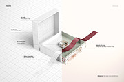 Jewelry Box Mockup Set, a Packaging Mockup by creatsy2 (Thumbnail 3 of 9)