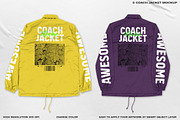 5 Coach Jacket - Mockup, a Hoody Mockup by DaldSgh (Thumbnail 5 of 9)