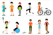 Set of modern people., a Person Illustration by Gurza SHOP (Thumbnail 6 of 6)