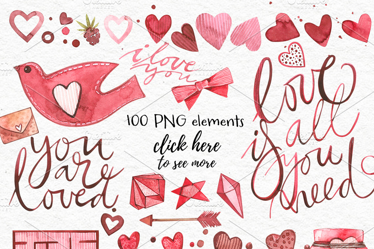Valentine's day Clipart, an Animal Illustration by Ann Astro (Photo 2 of 8)