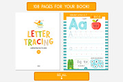 Letter Tracing Activity book ABC, an Education Illustration by Nursery Art (Thumbnail 6 of 10)