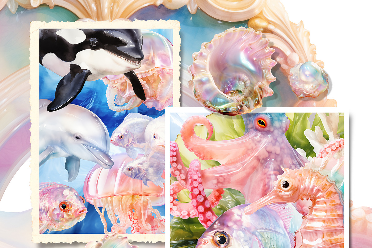 Sea collage creator, an Object Graphic by TheCuteShop (Photo 10 of 10)