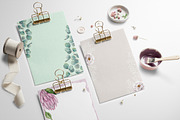 BOHO FLOWERS watercolor set, an Illustration by Natali Smolova (Thumbnail 5 of 5)