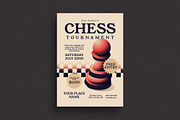 Chess Tournament Event Flyer, a Flyer Template by Guuver (Thumbnail 1 of 3)