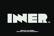 Inner Font, a Sans Serif Font by Marvadesign (Thumbnail 1 of 9)