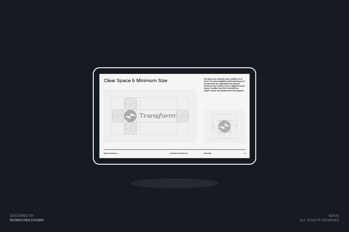 Brand Guidelines Template, a Branding & Logo Template by Nowshinz Shoma (Photo 5 of 6)