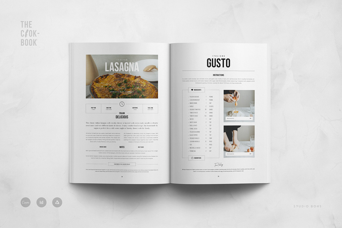 Cookbook | Recipe Book, a Brochure Template by Studio Bons (Photo 14 of 34)