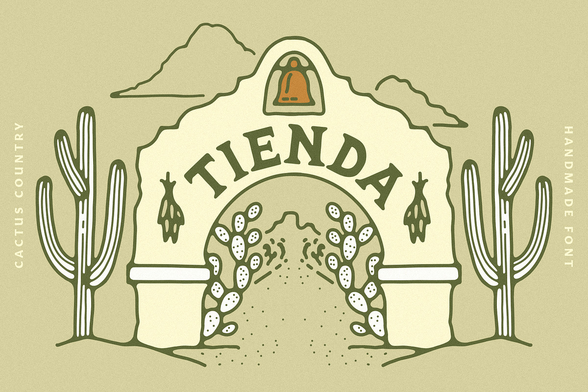 Tienda Display Font, a Serif Font by Cactus Country (Photo 1 of 6)