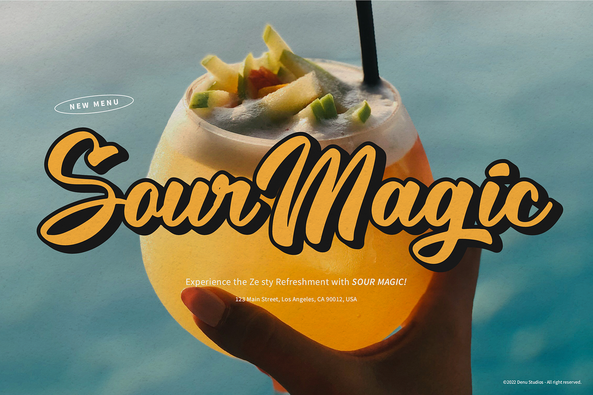 Gathwey | Bold Modern Script, a Font by Denustudios (Photo 6 of 12)