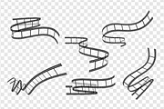 Realistic Transparent Film Strips, a Technology Illustration by PsychocheArt (Thumbnail 2 of 8)