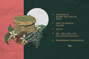 Coffee Illustration Kit, a Decorative Illustration by Soir Creative (Thumbnail 4 of 7)