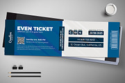 Business Style Event Ticket 02-021, a Templates & Theme by Tzochko (Thumbnail 1 of 5)