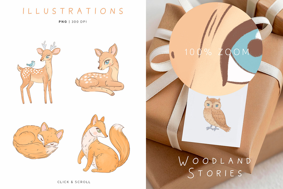 WOODLAND STORIES. Hand-drawn art, an Animal Illustration by annartdreams (Photo 10 of 11)
