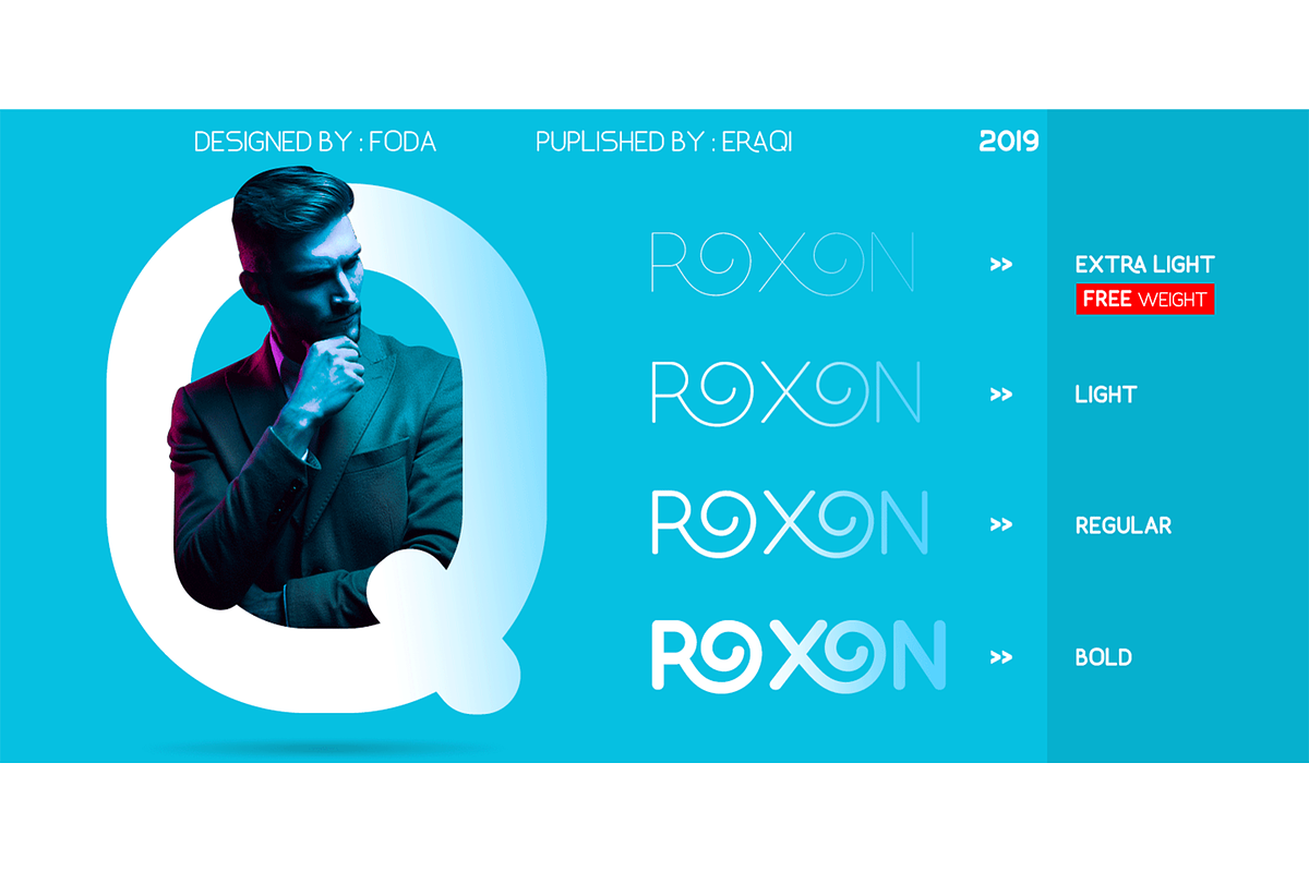 Roxon Font, a Font by Foda Foundry (Photo 6 of 6)