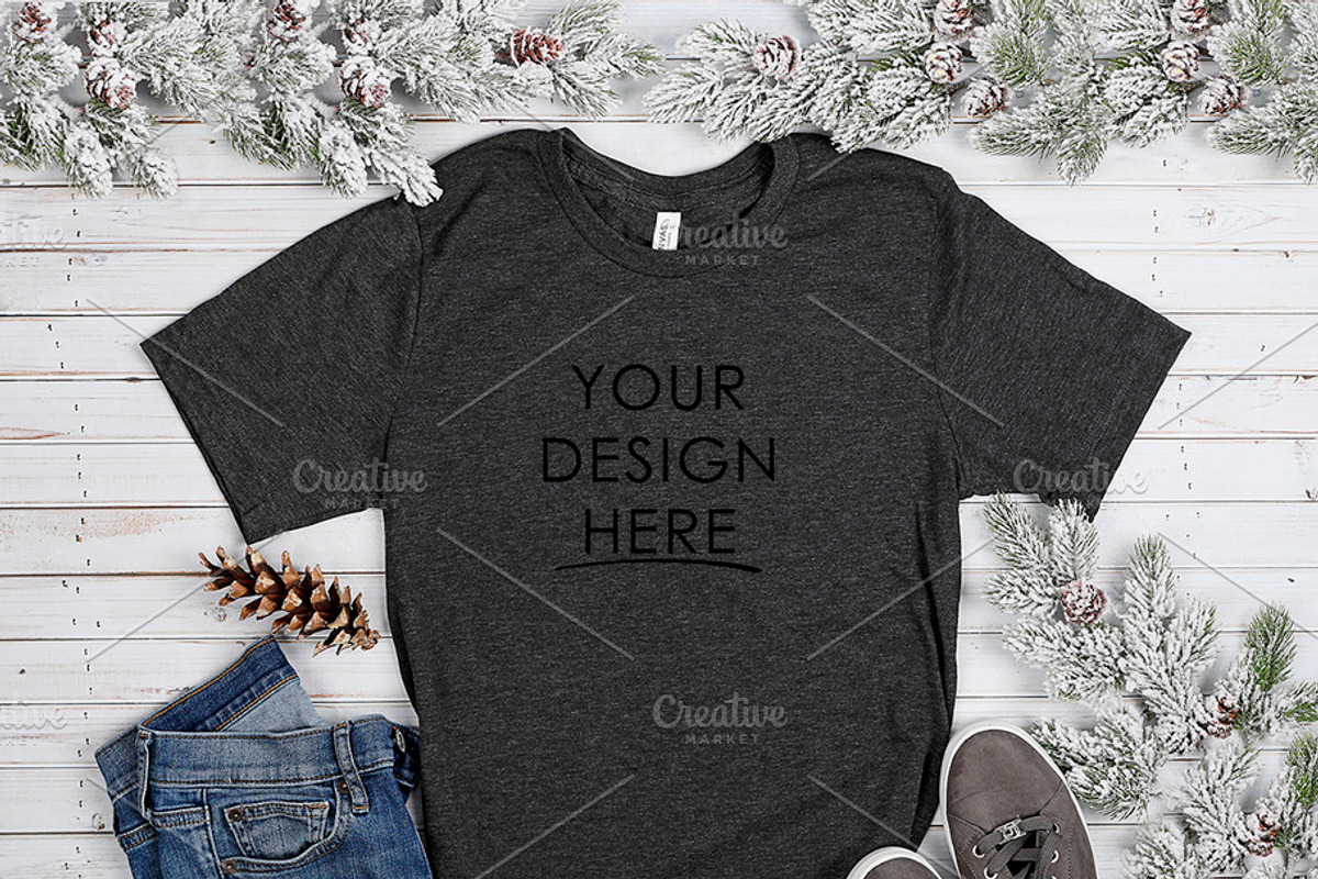 Bella Canvas Shirt Mock Up, a Shirt Mockup by SUBLIME Styled Stock