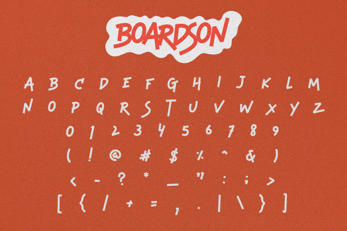 Boardson Type preview 2