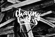Chasing Embers Typeface, a Script Font by The Branded Quotes (Thumbnail 1 of 5)