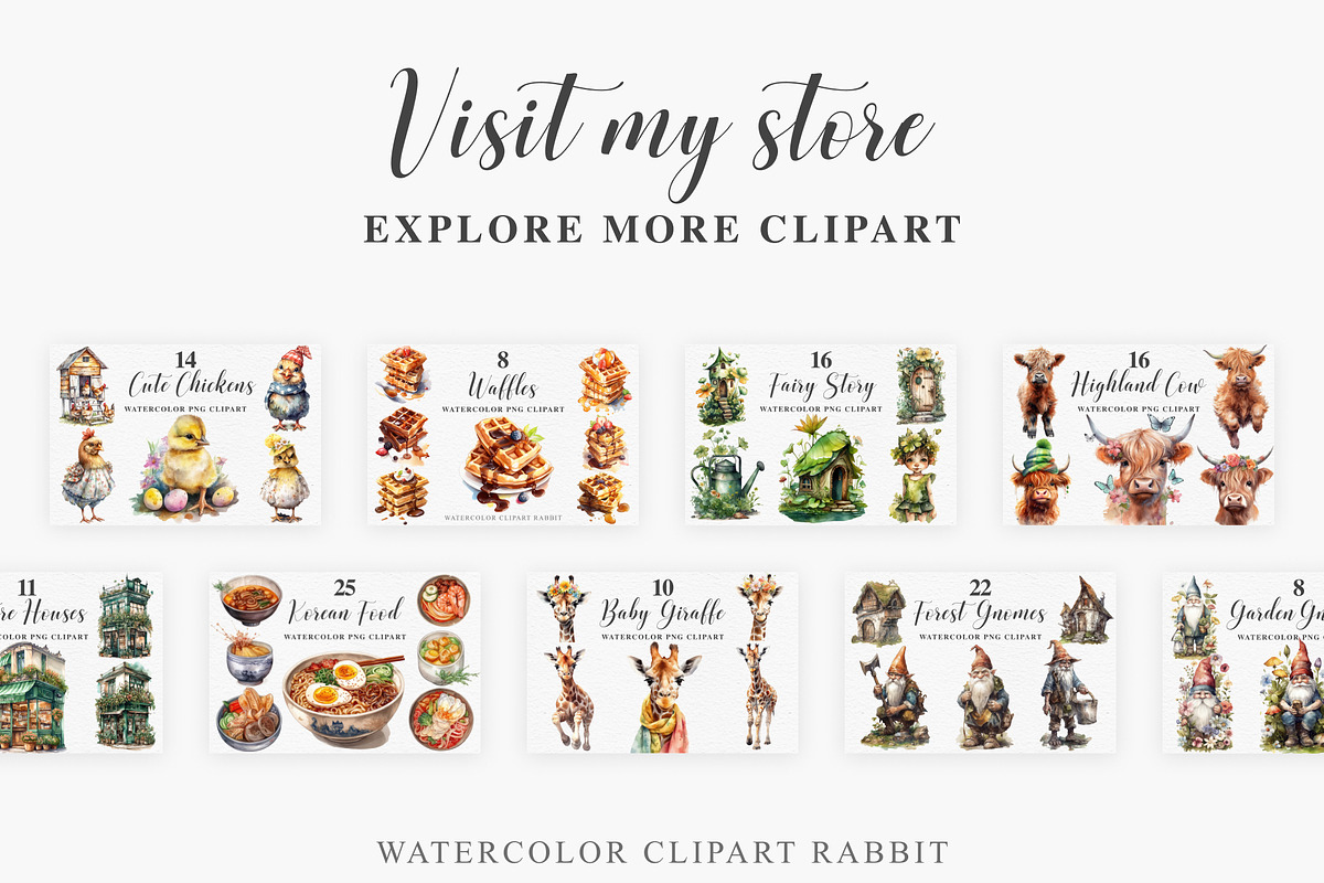 Christmas Santa House Winter Clipart, a Seasonal Illustration by Rabbit Heart (Photo 10 of 10)
