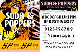 Soda and Poppers Display Font