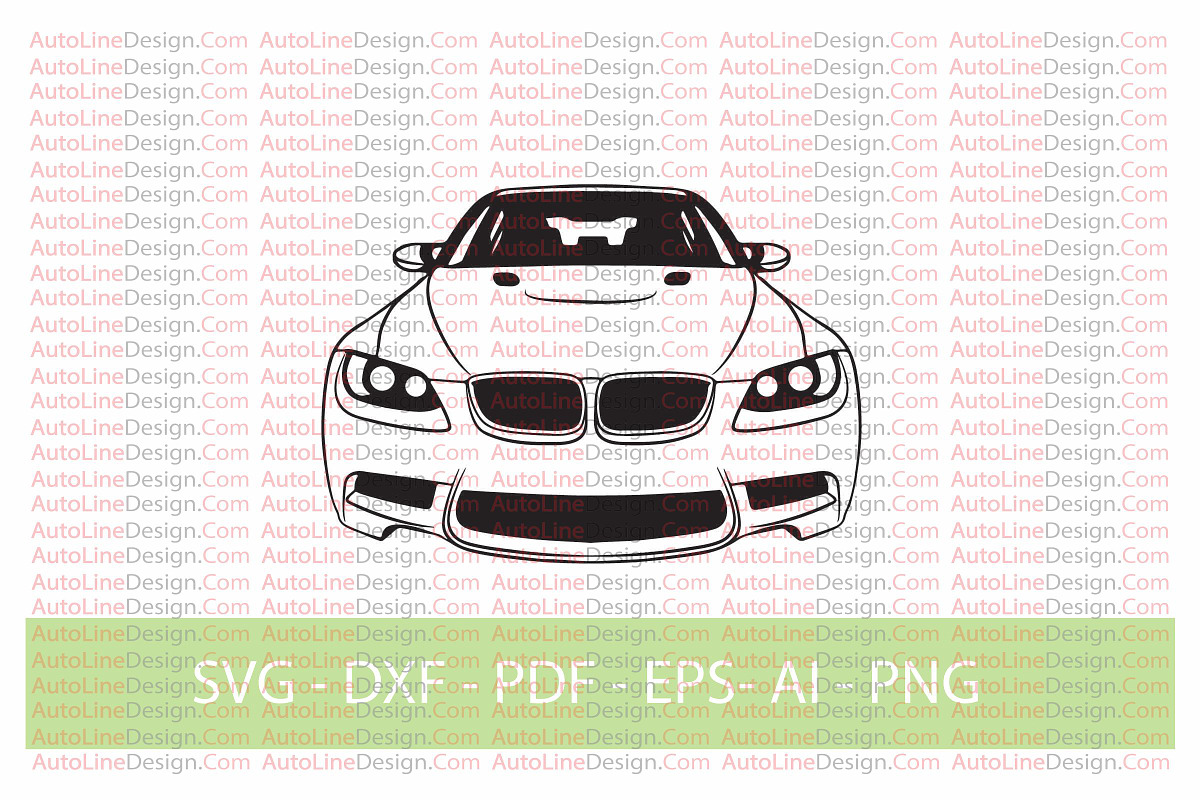 M3 E90 Drift Car Vector, a Transportation Illustration by AutoLineDesign