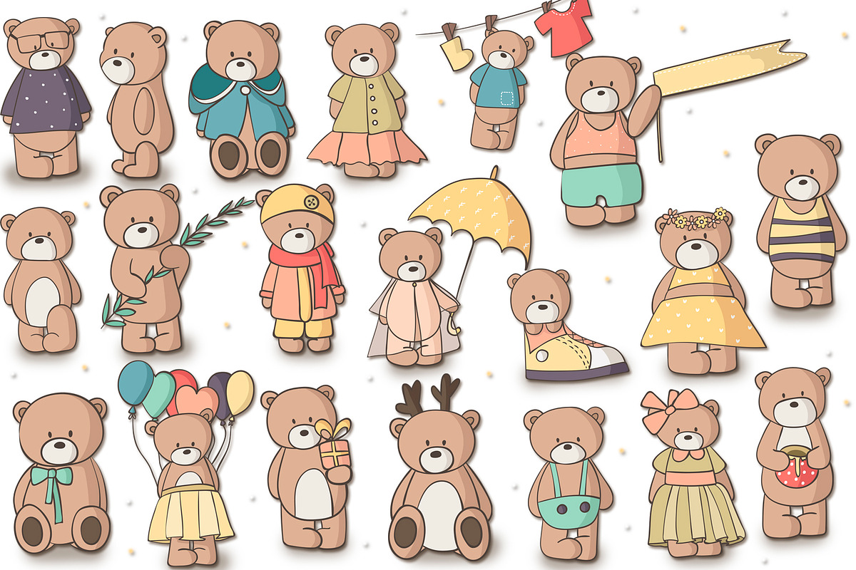 Teddy Bears, an Illustration by clipick (Photo 2 of 5)