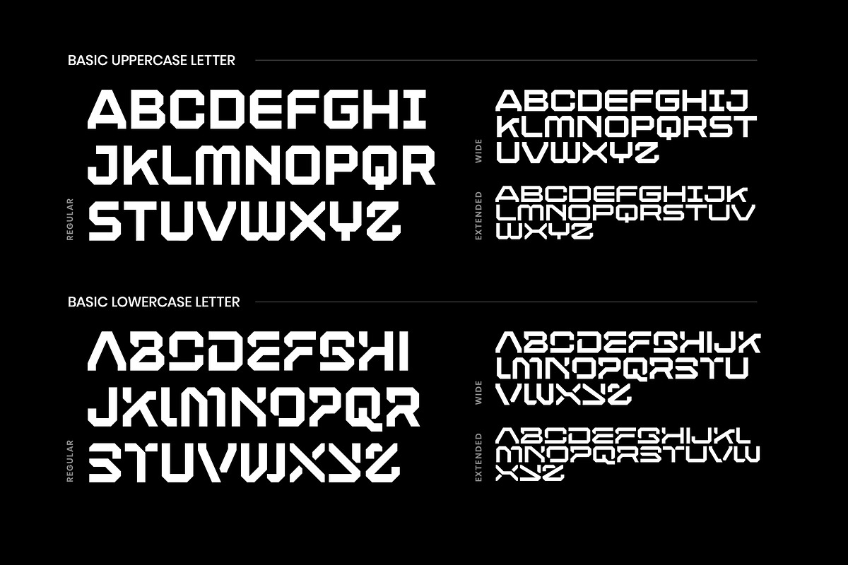 LETRIAL Square Industrial Font, a Sans Serif Font by sentype (Photo 3 of 9)
