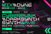 Dynemix Display Font, a Font by RMPL.std (Thumbnail 2 of 4)