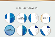 Blue Instagram Pack for Canva, a Social Media Template by Innova Studio (Thumbnail 7 of 9)
