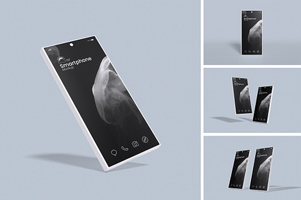 Smartphone Clay mockup, an Android Mockup by HanaSaka_Studio