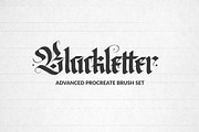 Blackletter Procreate Brushes, a Brush Add-On by Jake Rainis (Thumbnail 1 of 5)
