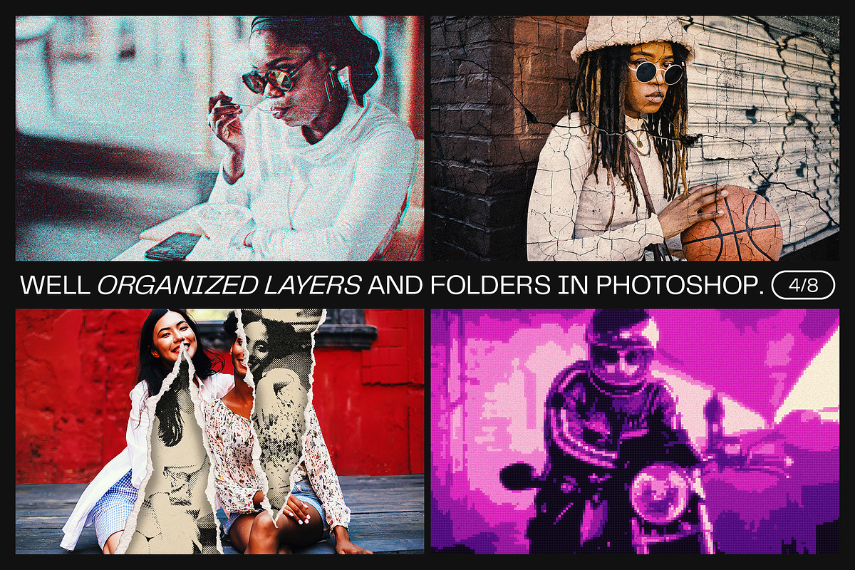 12 Photo Effect Templates, a Layer Style Add-On by iDoodle Studio (Photo 4 of 6)